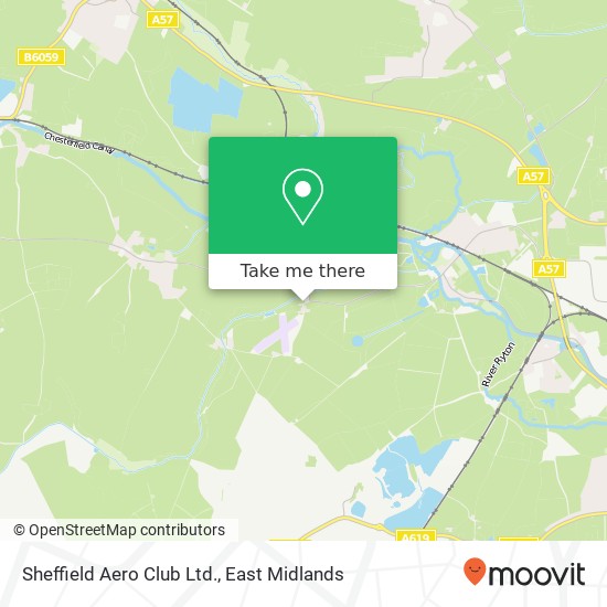 Sheffield Aero Club Ltd. map