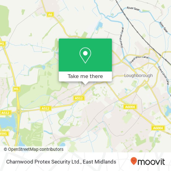 Charnwood Protex Security Ltd. map