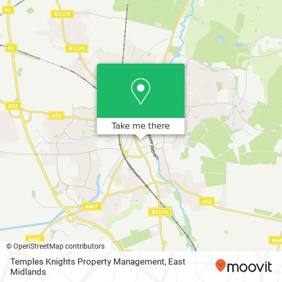 Temples Knights Property Management map