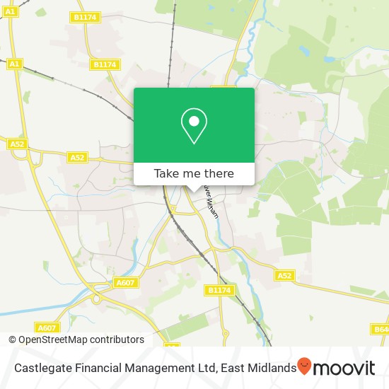 Castlegate Financial Management Ltd map