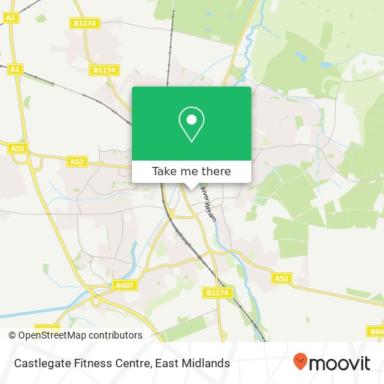 Castlegate Fitness Centre map