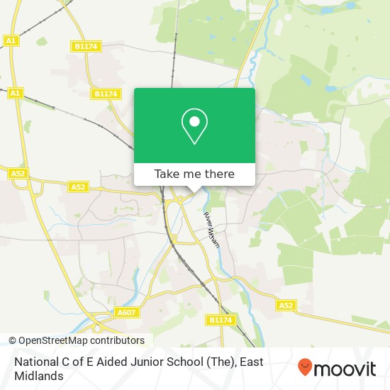 National C of E Aided Junior School (The) map