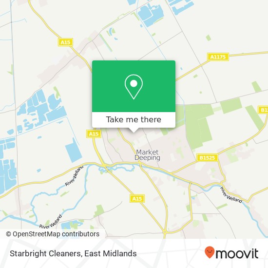 Starbright Cleaners map