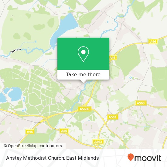 Anstey Methodist Church map