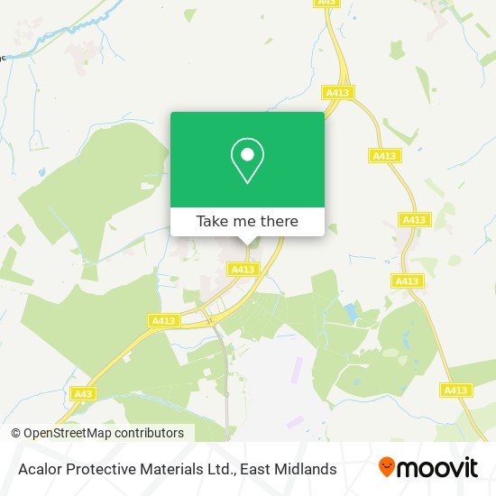 Acalor Protective Materials Ltd. map