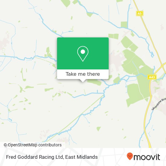 Fred Goddard Racing Ltd map