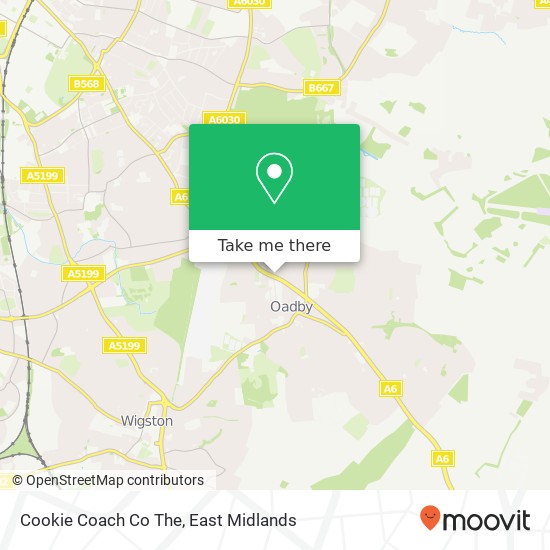 Cookie Coach Co The map