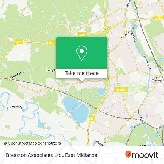 Breaston Associates Ltd. map