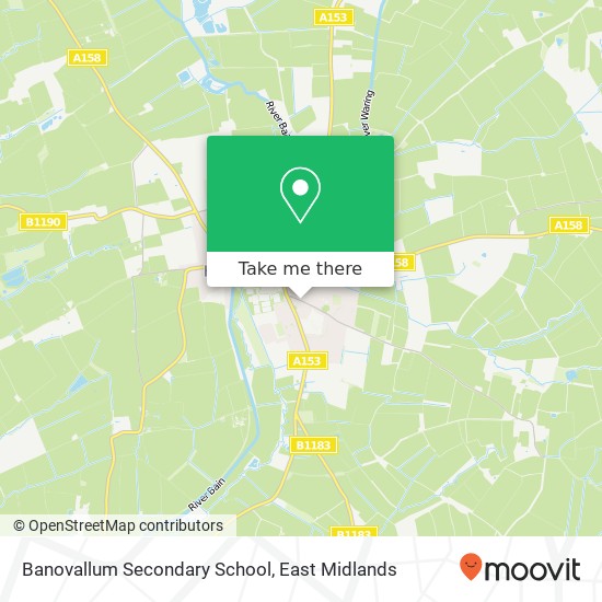 Banovallum Secondary School map