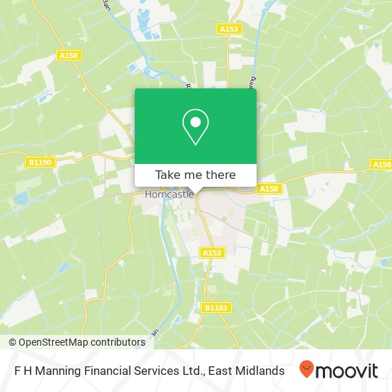 F H Manning Financial Services Ltd. map