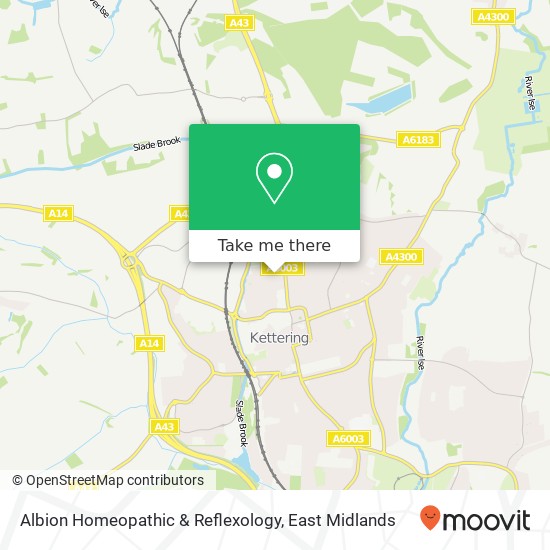 Albion Homeopathic & Reflexology map