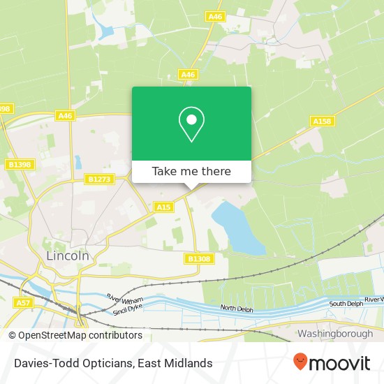 Davies-Todd Opticians map