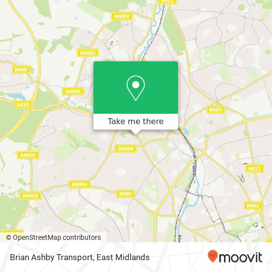 Brian Ashby Transport map
