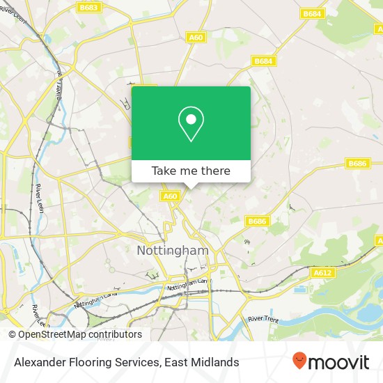 Alexander Flooring Services map