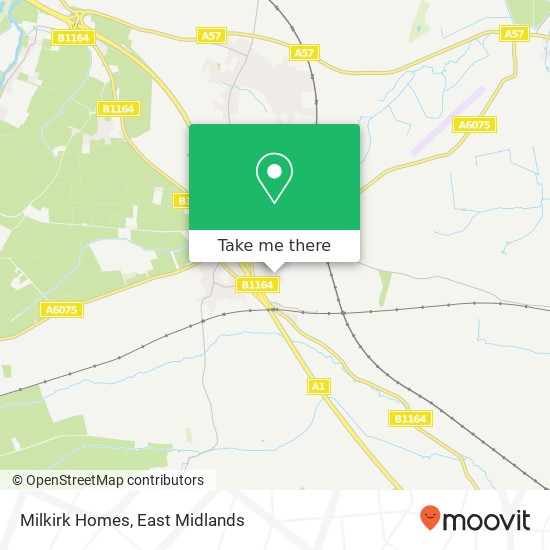 Milkirk Homes map