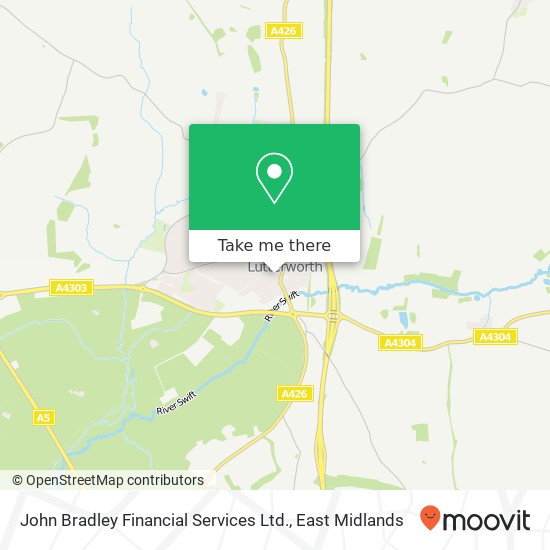 John Bradley Financial Services Ltd. map