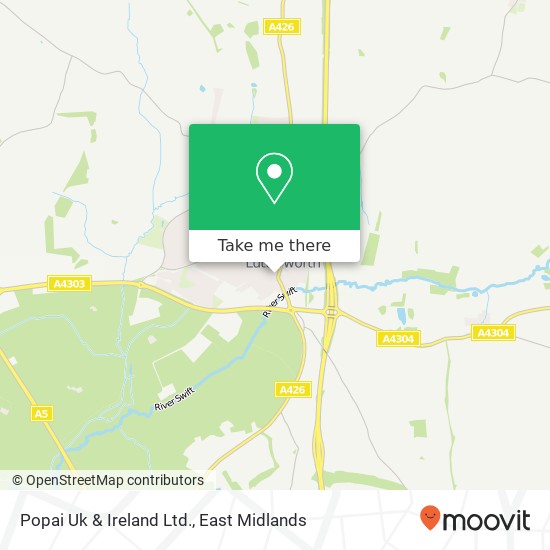 Popai Uk & Ireland Ltd. map