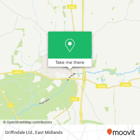 Griffindale Ltd. map