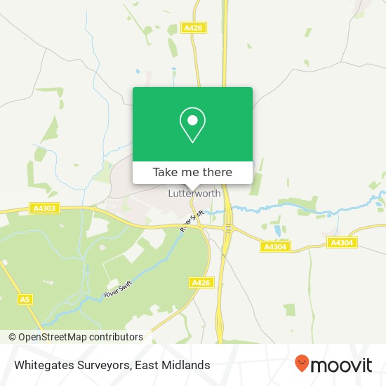 Whitegates Surveyors map