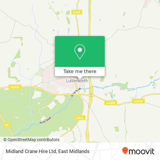 Midland Crane Hire Ltd map