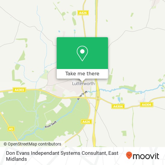 Don Evans Independant Systems Consultant map