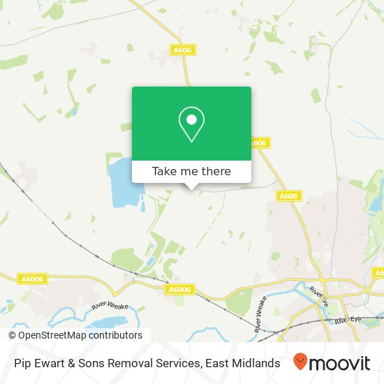 Pip Ewart & Sons Removal Services map