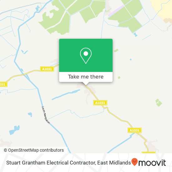 Stuart Grantham Electrical Contractor map