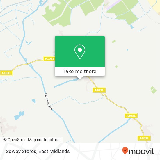 Sowby Stores map
