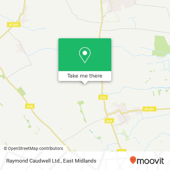 Raymond Caudwell Ltd. map