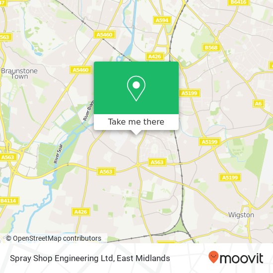 Spray Shop Engineering Ltd map