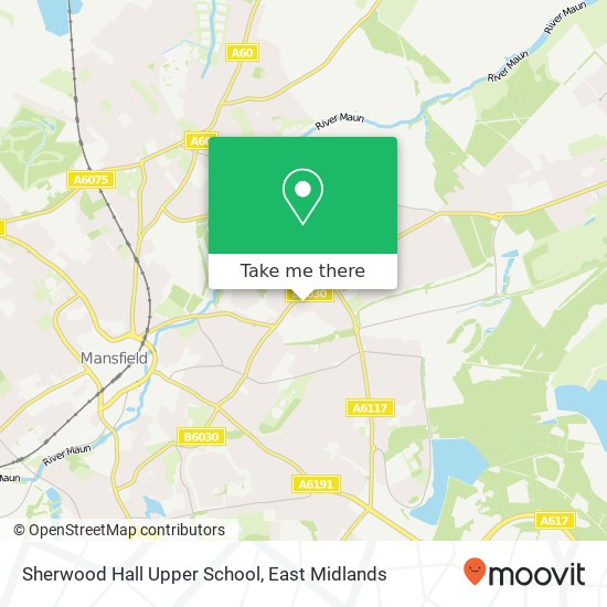Sherwood Hall Upper School map