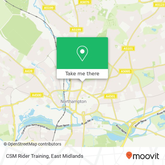 CSM Rider Training map