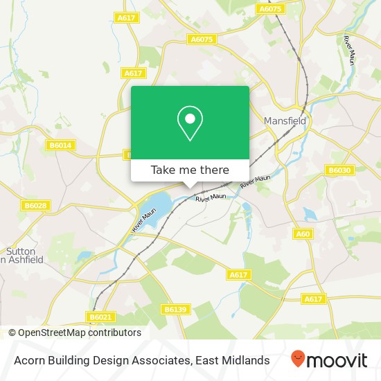 Acorn Building Design Associates map