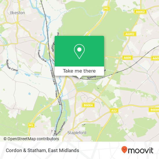 Cordon & Statham map