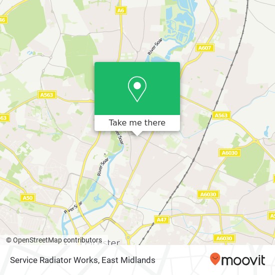 Service Radiator Works map