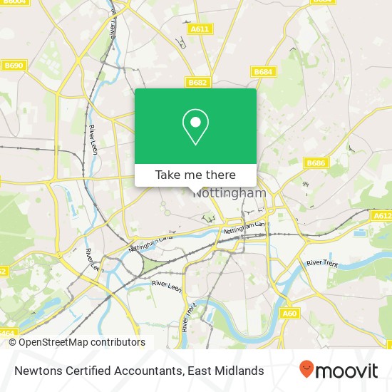 Newtons Certified Accountants map