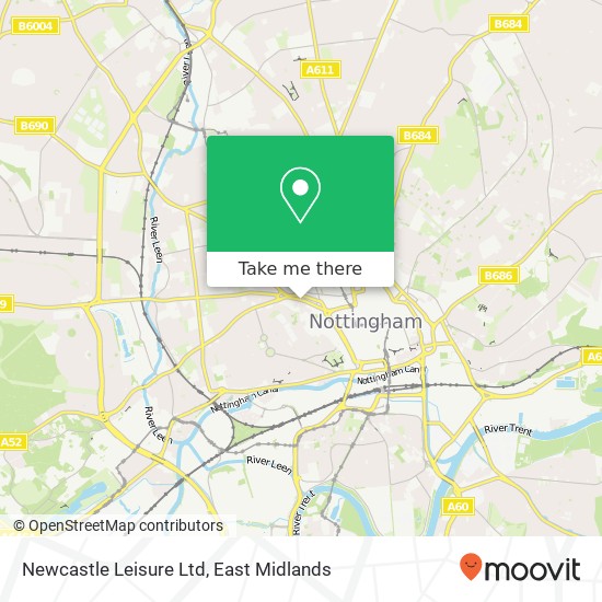 Newcastle Leisure Ltd map