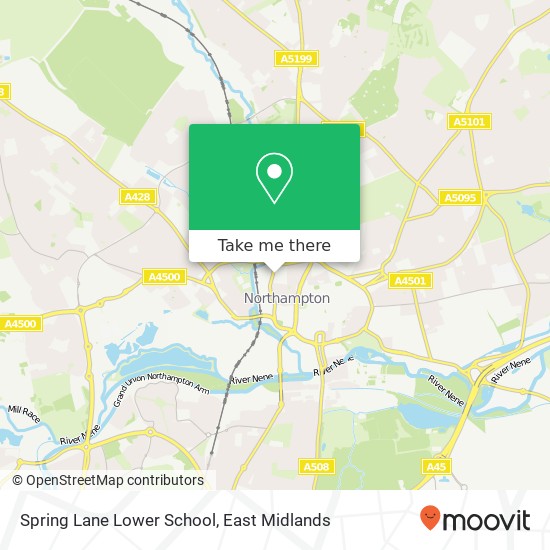 Spring Lane Lower School map