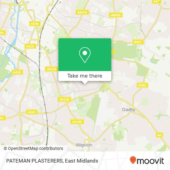 PATEMAN PLASTERERS map