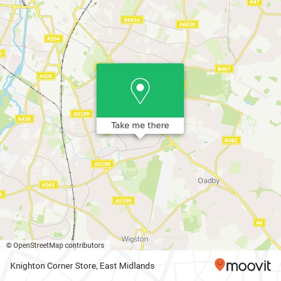 Knighton Corner Store map