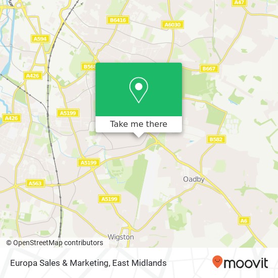Europa Sales & Marketing map