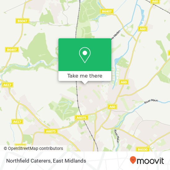 Northfield Caterers map