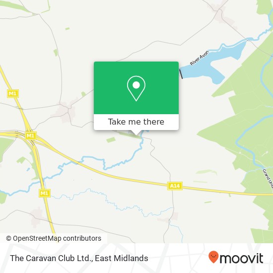 The Caravan Club Ltd. map
