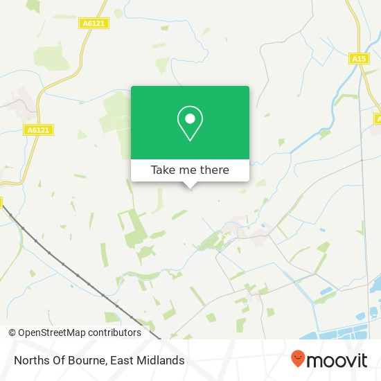 Norths Of Bourne map