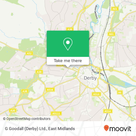 G Goodall (Derby) Ltd. map