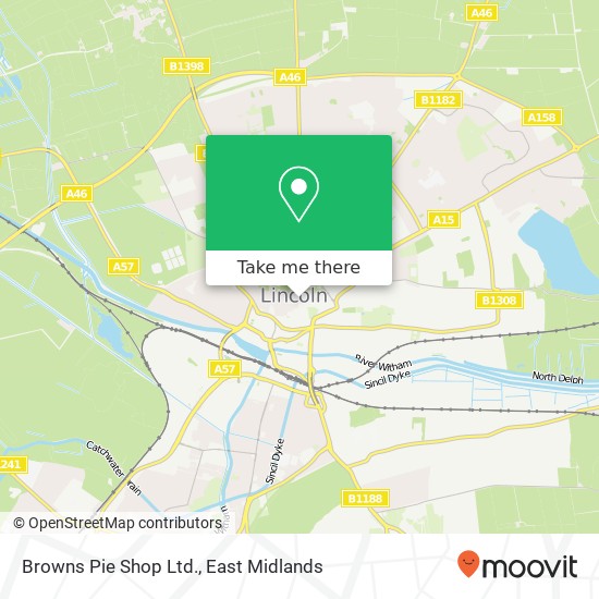 Browns Pie Shop Ltd. map