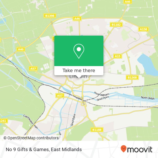 No 9 Gifts & Games map