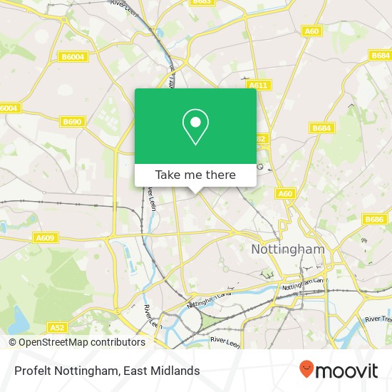 Profelt Nottingham map