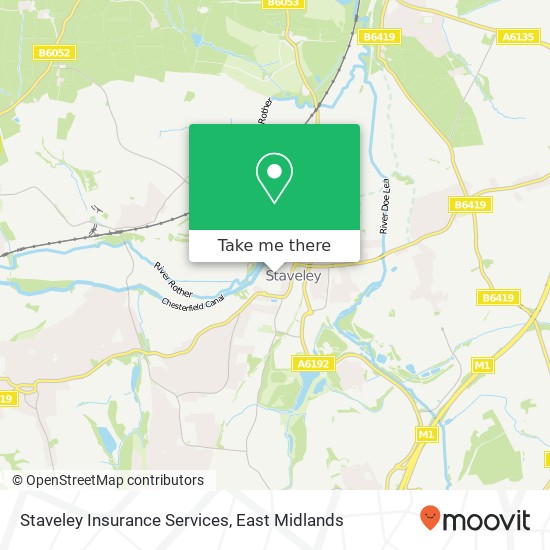 Staveley Insurance Services map