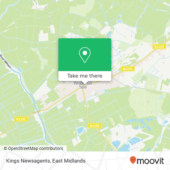 Kings Newsagents map
